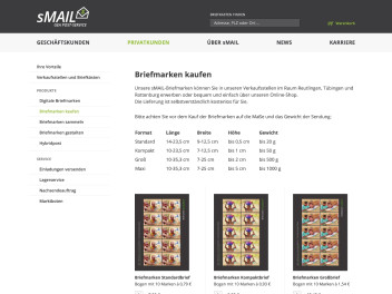 Screenshot of “sMAIL”